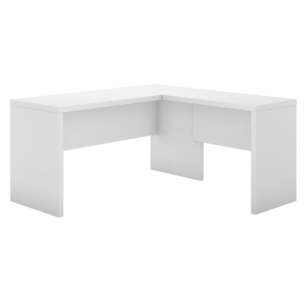 Office by kathy ireland® Echo L Shaped Desk | Pure White