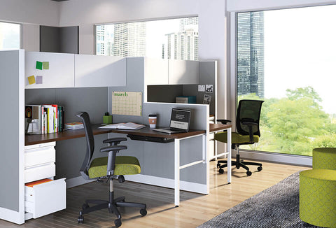 HON Accelerate Convergence Flock Cubicles & Workstations