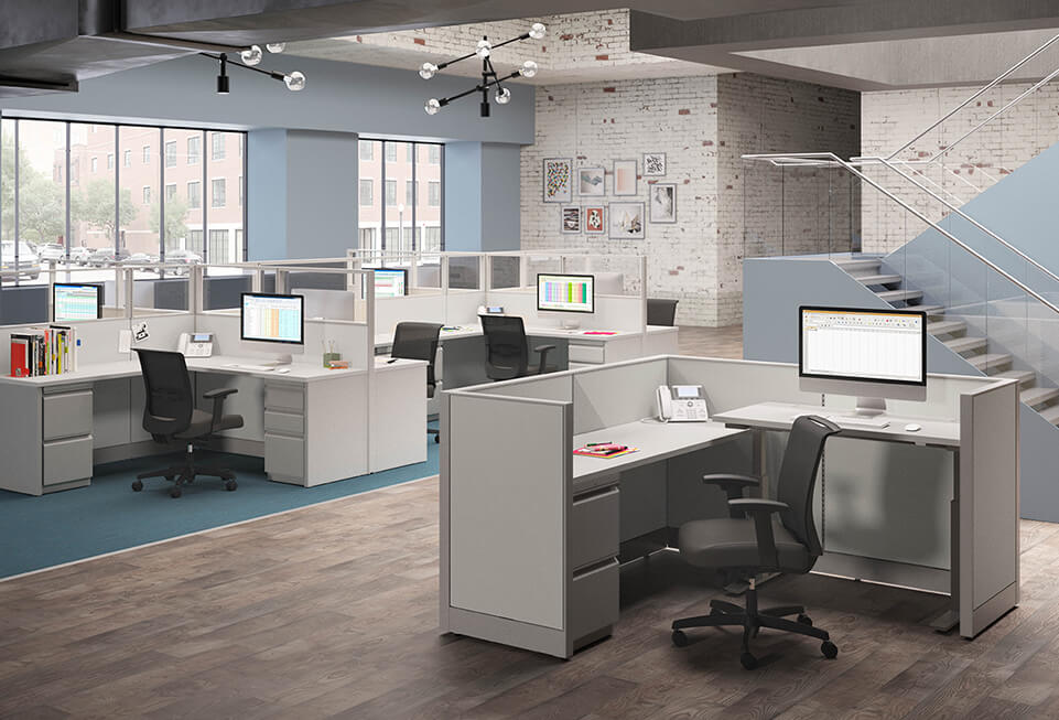 HON Accelerate Convergence Cubicles & Workstations