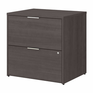 Bush Business Furniture Jamestown 2 Drawer Lateral File Cabinet - Assembled | Storm Gray