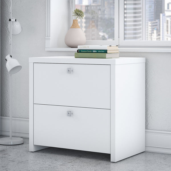 Office by kathy ireland® Echo Lateral File Cabinet | Pure White