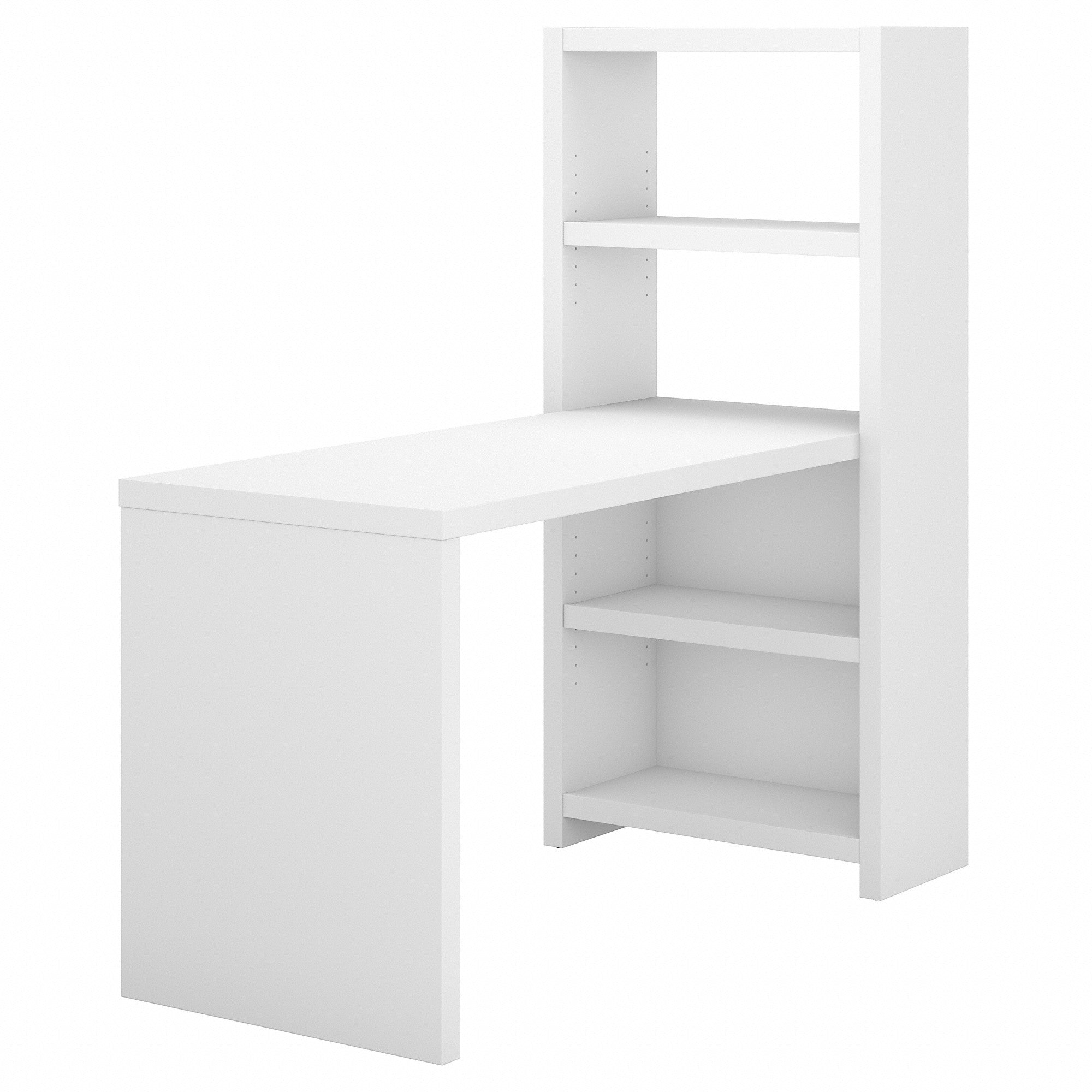Office by kathy ireland Echo 56W Bookcase Desk | Pure White