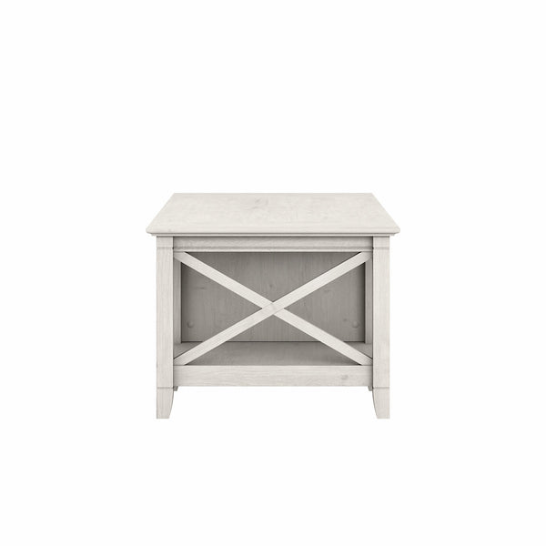 Bush Furniture Key West Coffee Table with Storage | Linen White Oak