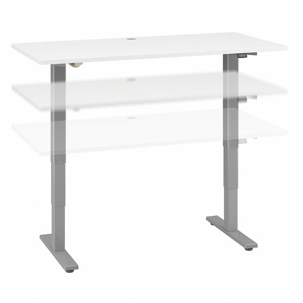 Bush Business Furniture Move 40 Series 60W x 30D Height Adjustable Standing Desk| Storm Gray