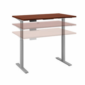 Bush Business Furniture Move 60 Series 48W x 24D Height Adjustable Standing Desk| Hansen Cherry