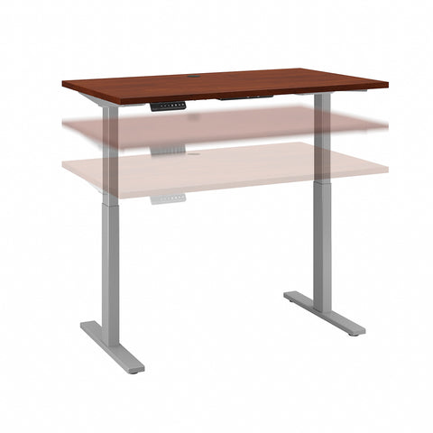 Bush Business Furniture Move 60 Series 48W x 24D Height Adjustable Standing Desk| Hansen Cherry