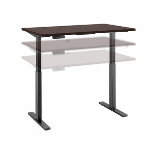 Bush Business Furniture Move 60 Series 48W x 24D Height Adjustable Standing Desk| Modern Hickory