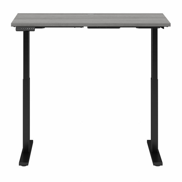 Move 60 Series by Bush Business Furniture 48W x 24D Electric Height Adjustable Standing Desk | Platinum Gray/Black Powder Coat