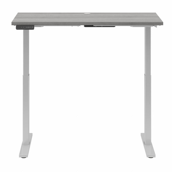 Move 60 Series by Bush Business Furniture 48W x 24D Electric Height Adjustable Standing Desk | Platinum Gray/Cool Gray Metallic