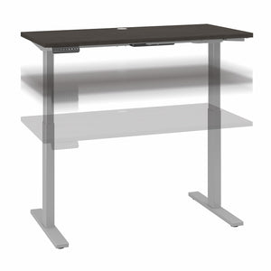 Bush Business Furniture Move 60 Series 48W x 24D Height Adjustable Standing Desk| Storm Gray