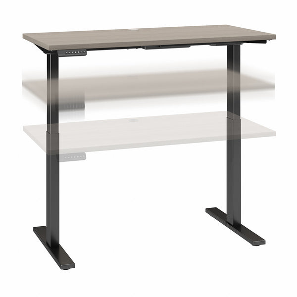 Bush Business Furniture Move 60 Series 48W x 24D Height Adjustable Standing Desk| Storm Gray