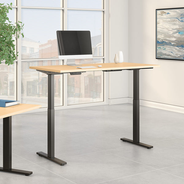 Bush Business Furniture Move 60 Series 60W x 30D Height Adjustable Standing Desk| White