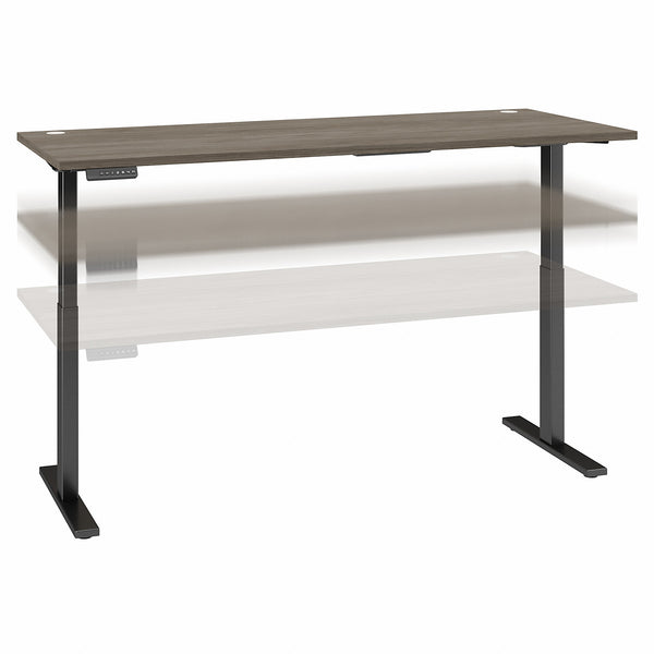 Bush Business Furniture Move 60 Series 72W x 30D Height Adjustable Standing Desk| Hansen Cherry