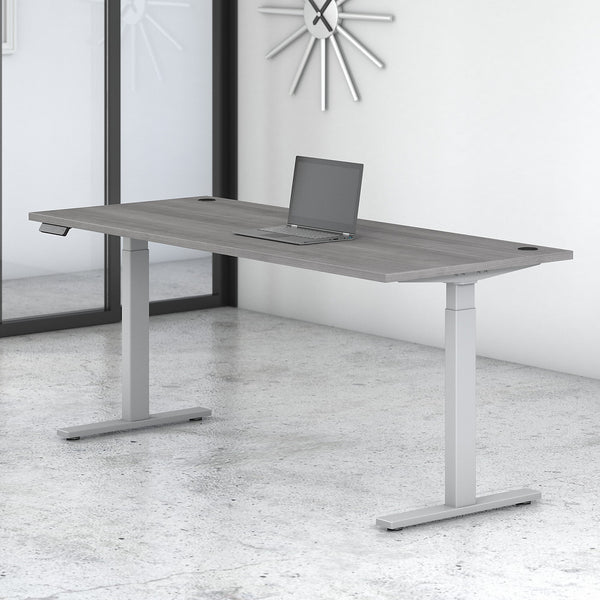 Bush Business Furniture Move 60 Series 72W x 30D Height Adjustable Standing Desk| Mocha Cherry