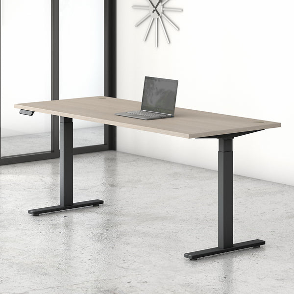 Bush Business Furniture Move 60 Series 72W x 30D Height Adjustable Standing Desk| Storm Gray