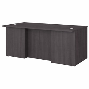 Bush Business Furniture Office 500 72W x 36D Executive Desk | Storm Gray