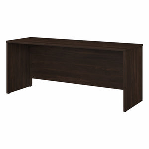 Bush Business Furniture Office 500 72W x 24D Credenza Desk | Black Walnut