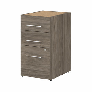Bush Business Furniture Office 500 16W 3 Drawer File Cabinet - Assembled | Modern Hickory