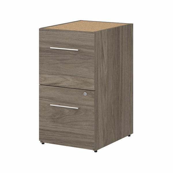Bush Business Furniture Office 500 16W 2 Drawer File Cabinet - Assembled | Modern Hickory