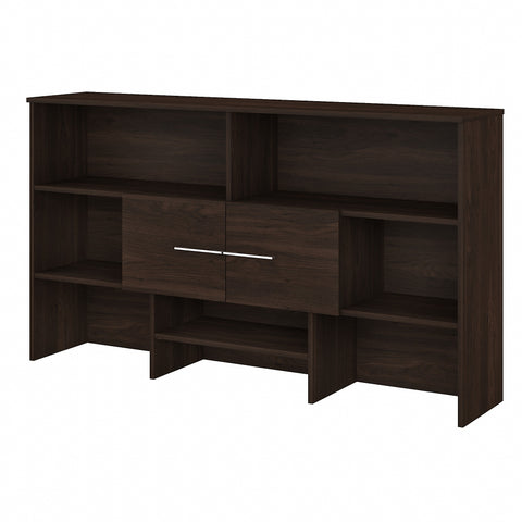 Bush Business Furniture Office 500 72W Desk Hutch | Black Walnut