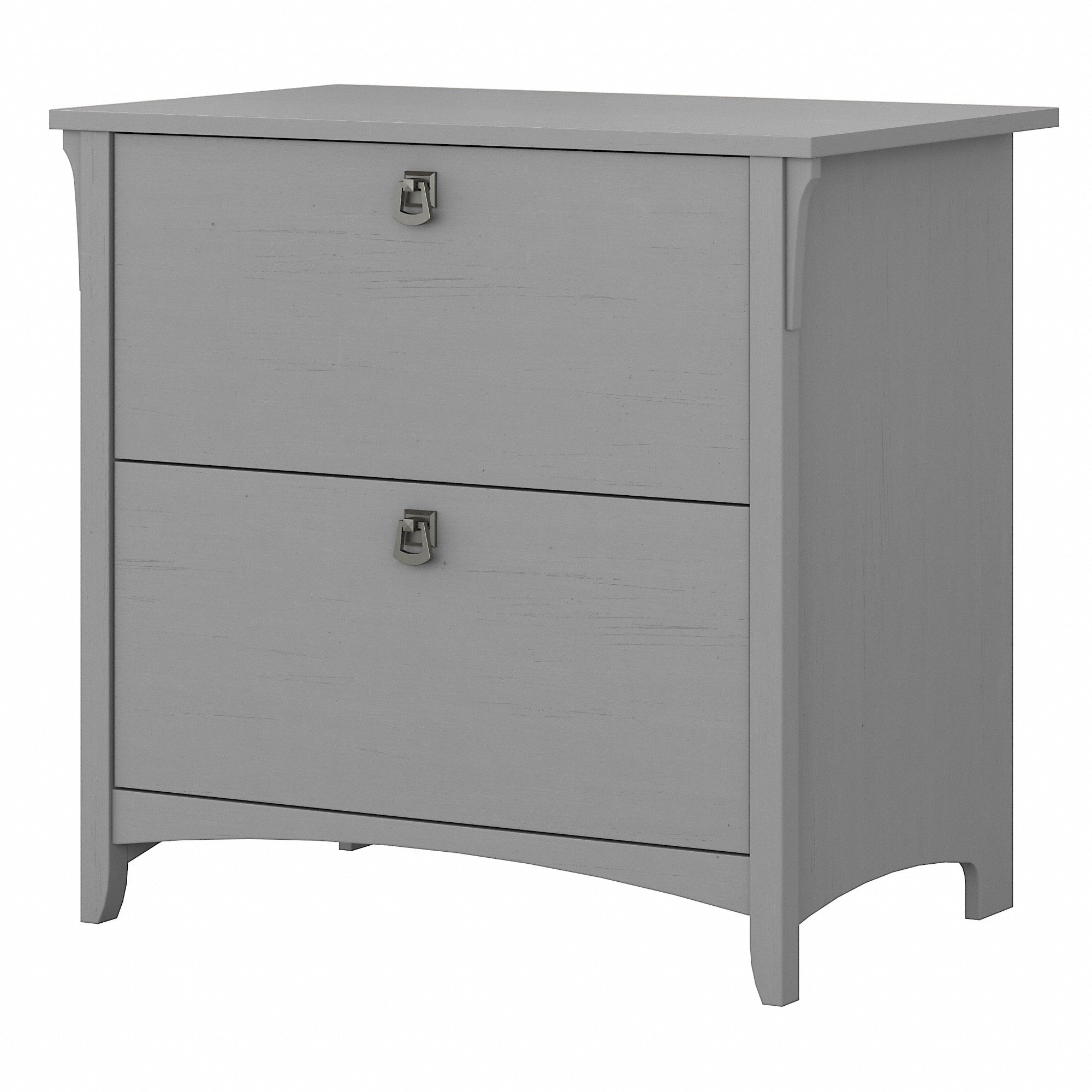 Bush Furniture Salinas 2 Drawer Lateral File Cabinet | Cape Cod Gray