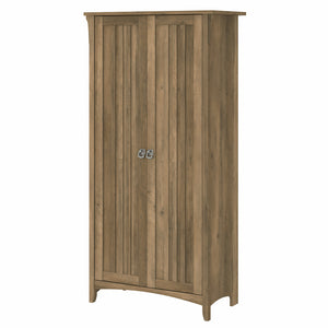 Bush Furniture Salinas Kitchen Pantry Cabinet with Doors | Reclaimed Pine