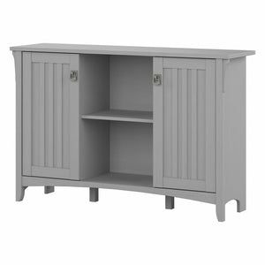 Bush Furniture Salinas Accent Storage Cabinet with Doors | Cape Cod Gray