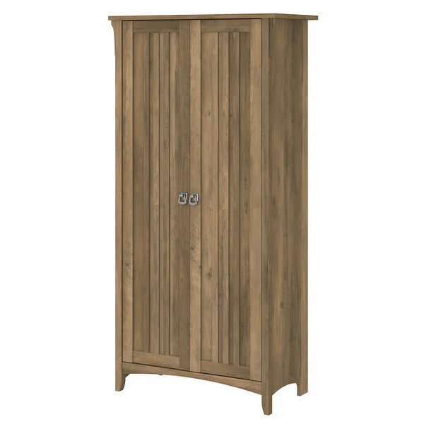 Bush Furniture Salinas Tall Storage Cabinet with Doors | Reclaimed Pine