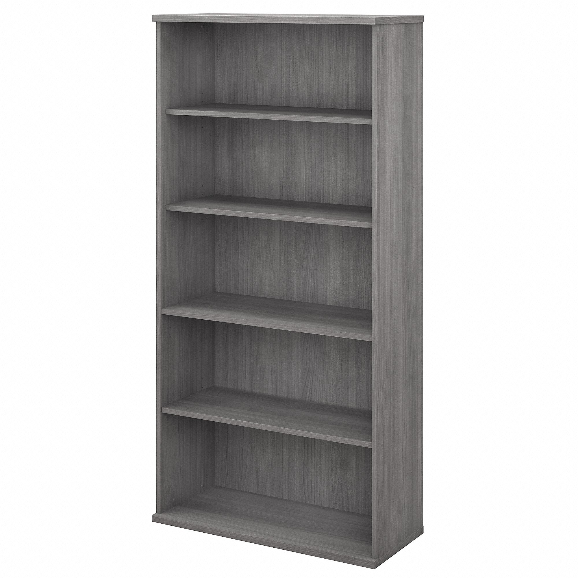 Bush Business Furniture Studio C 5 Shelf Bookcase | Platinum Gray