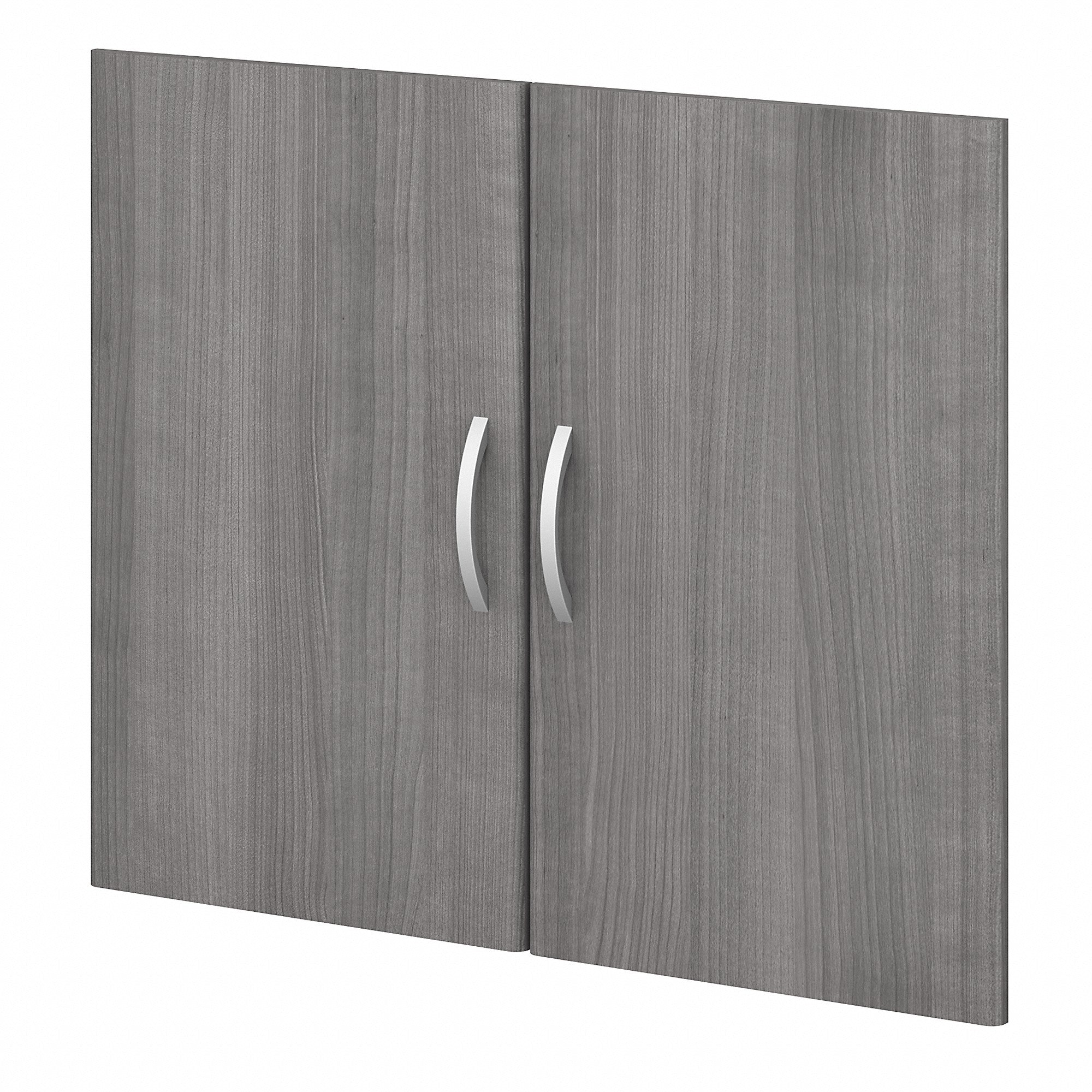 Bush Business Furniture Studio C Bookcase Door Kit | Platinum Gray