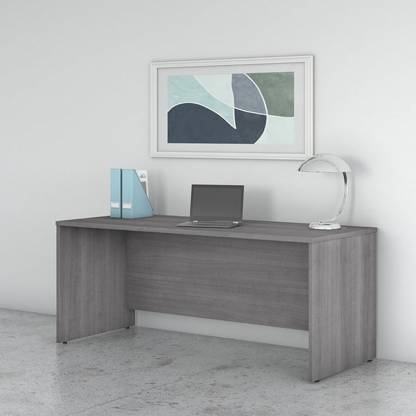Bush Business Furniture Studio C 72W x 30D Office Desk | Platinum Gray