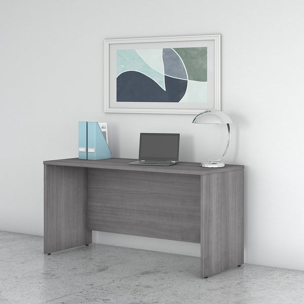 Bush Business Furniture Studio C 60W x 24D Credenza Desk | Platinum Gray