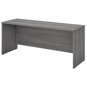 Bush Business Furniture Studio C 72W x 24D Credenza Desk | Platinum Gray
