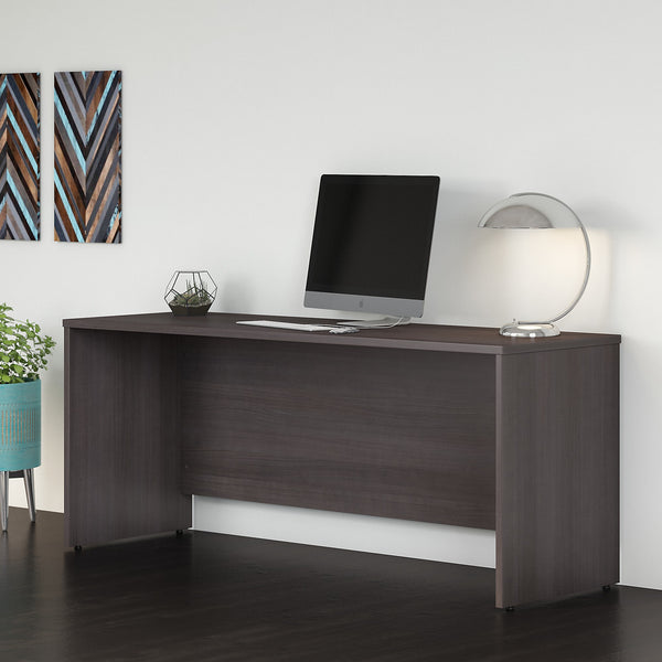 Bush Business Furniture Studio C 72W x 24D Credenza Desk | Storm Gray