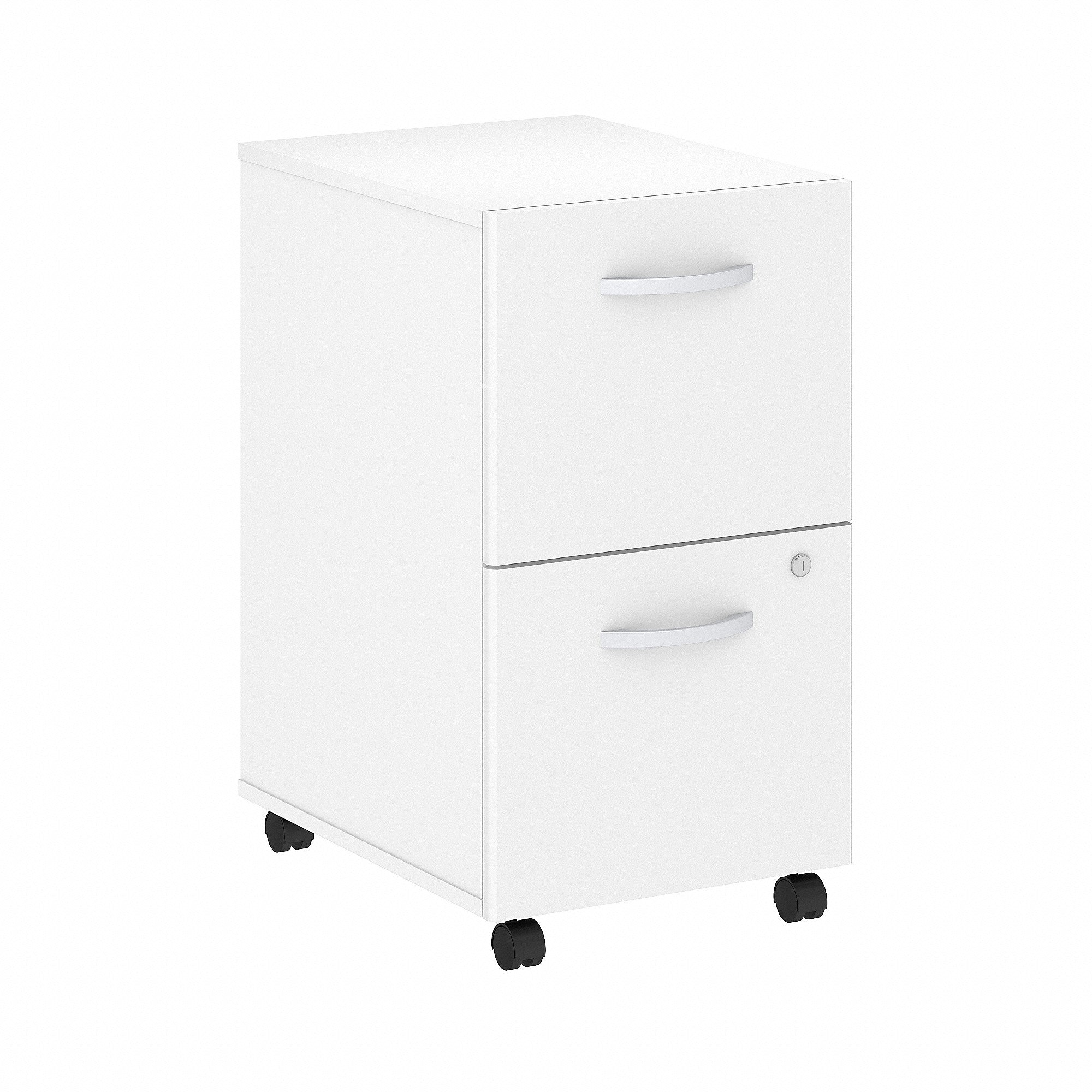 Bush Business Furniture Studio C 2 Drawer Mobile File Cabinet | White