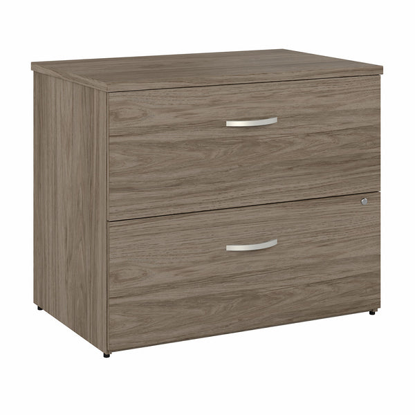 Bush Business Furniture Studio C 2 Drawer Lateral File Cabinet | Modern Hickory/Modern Hickory