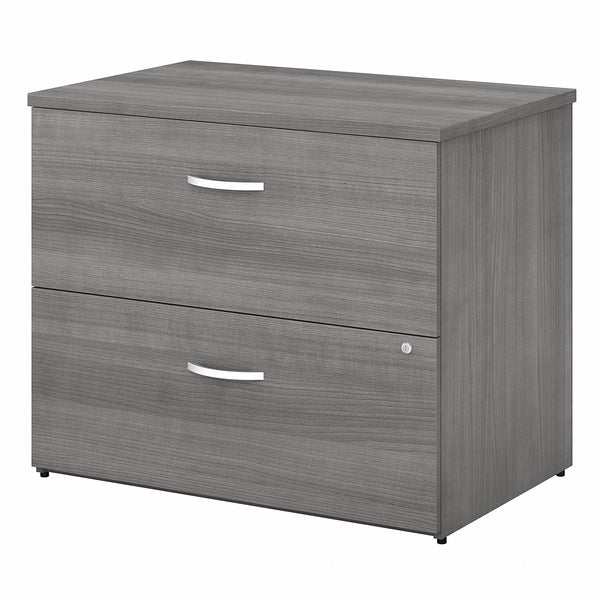 Bush Business Furniture Studio C 2 Drawer Lateral File Cabinet | Platinum Gray