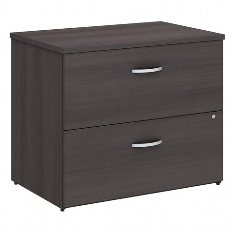 Bush Business Furniture Studio C Lateral File Cabinet | Storm Gray