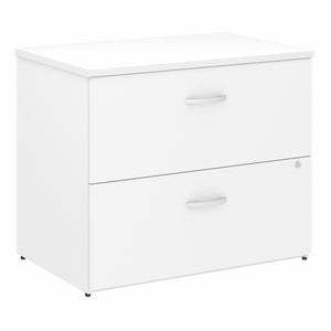 Bush Business Furniture Studio C Lateral File Cabinet | White