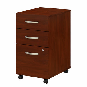 Bush Business Furniture Studio C 3 Drawer Mobile File Cabinet | Hansen Cherry