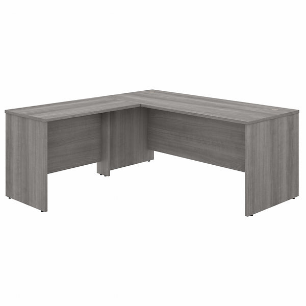 Bush Business Furniture Studio C 72W x 30D L Shaped Desk with 42W Return | Platinum Gray