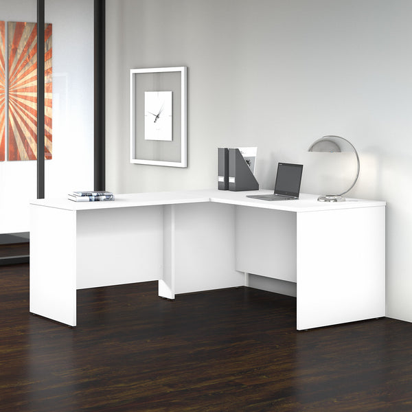 Bush Business Furniture Studio C 60W x 30D L Shaped Desk with 42W Return | White