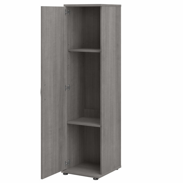 Bush Business Furniture Universal 44W 3 Piece Modular Storage Set with Floor and Wall Cabinets | Platinum Gray/Platinum Gray