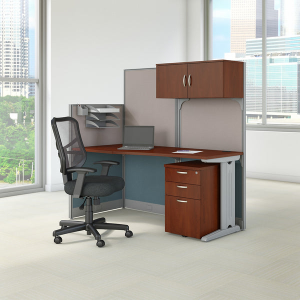 Bush Business Furniture Office in an Hour Mobile File Cabinet | Hansen Cherry