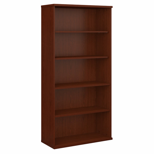 Bush Business Furniture Series C 36W 5 Shelf Bookcase | Mahogany
